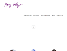 Tablet Screenshot of harryhellyer.com